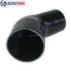 1.75" to 2" 45 Degree Reducer Elbow Bend Silicone Hose Coolant for Car