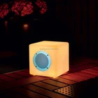 Portable Mobile Phone Audio Player Colorful Music Wireless LED Light Cube Speaker