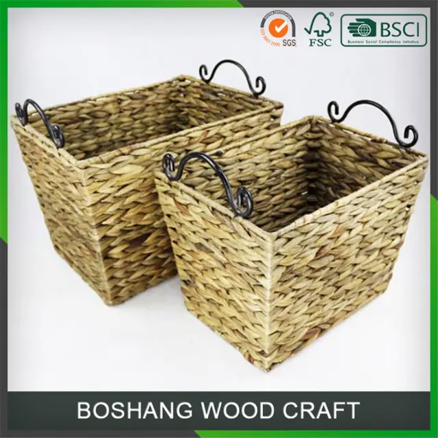 large square wicker storage gift baskets