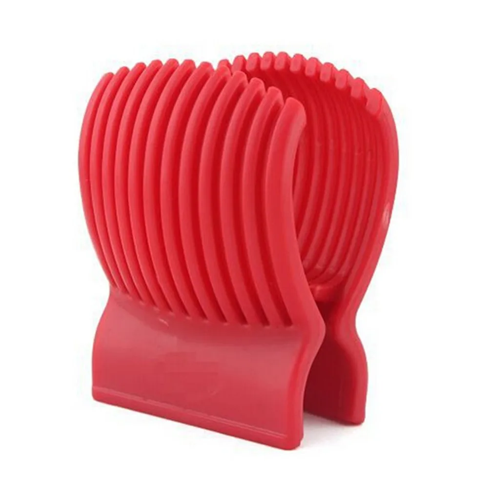 Good Quality Onion Fruit Vegetable Cutter Tools Tomato Holder Slicer Guide Potato/Onion Holder Cutter Shredders Slicers KC1133