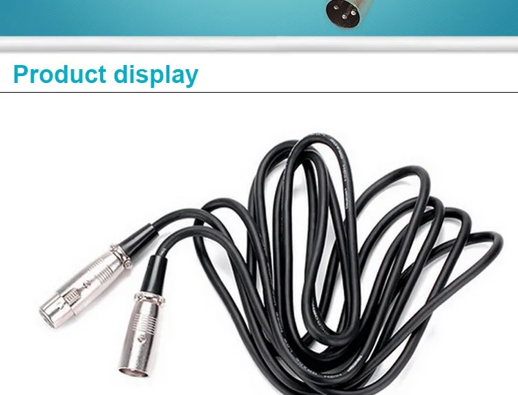 TOP quality XLR Male to Male Audio Line Mixer Microphone Cable DMX Signal Cable - ANKUX.COM
