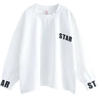 Kids girl clothes Latest Korean Design children Fashion Loose Girl Long Sleeve T-shirt in 2019
