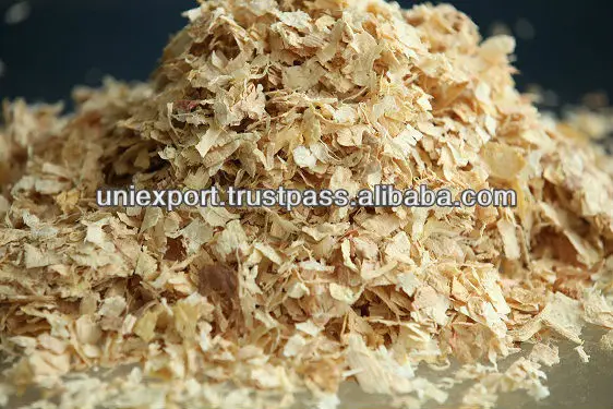 Mixed pine and rubber Shavings for animal bedding