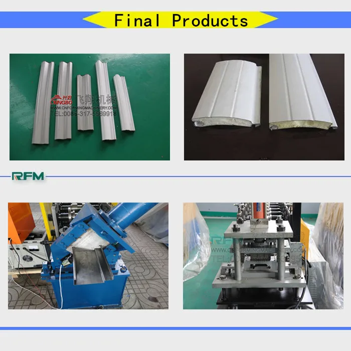 Steel cold forming equipments, roller shutter door machine