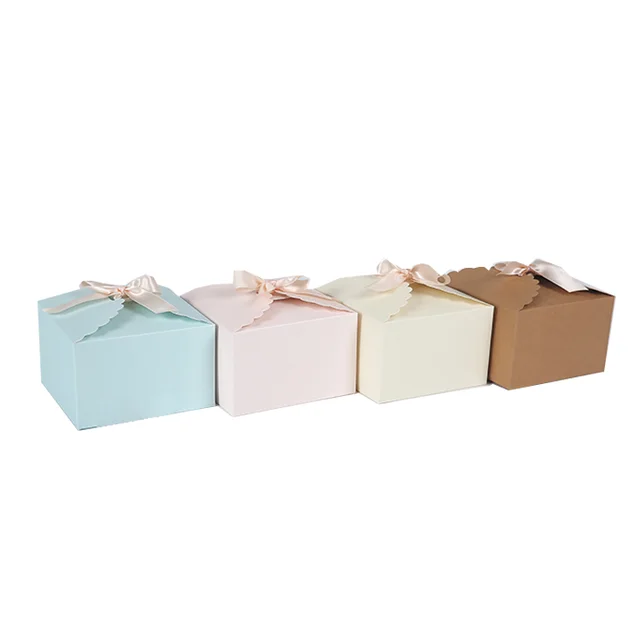 food gift glossy lamination paper pillow apple pie packaging box