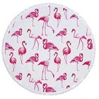 100% polyester custom digital printing round beach towel