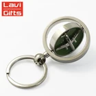 No Minimum Order Wholesale Custom Logo Souvenir Metal Spinner Keychain