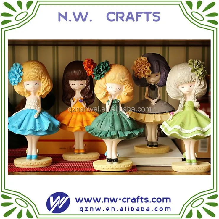 resin cute baby fairy figurines home garden decor