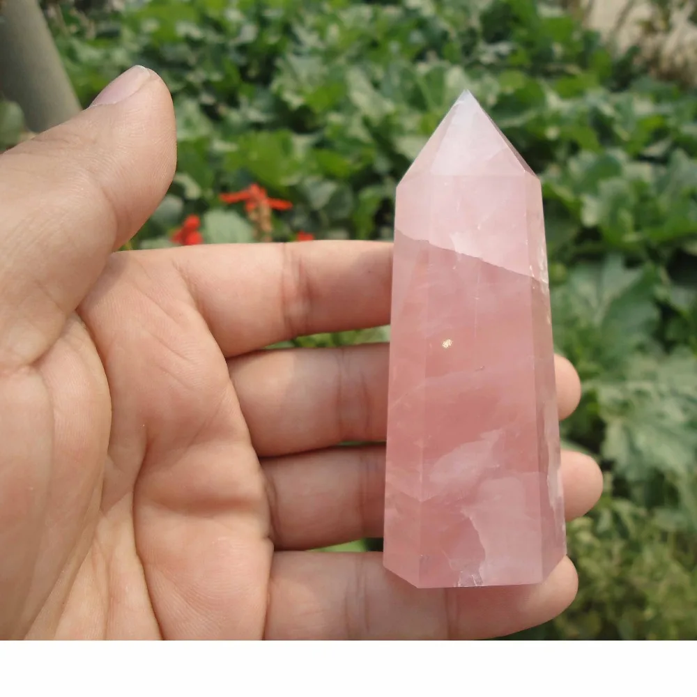 hot sale promotional healing rose quartz point energy crystal