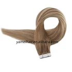 Balayage Color #6/22/6 PU Skin Weft Tape in Remy Human Hair Extensions Double Drawn Brazilian Hair