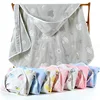 absorbent baby Products Soft Cotton Heavy Thick Baby Swaddle Blanket baby bamboo hoodedToddler towel
