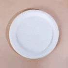 Biodegradable eco friendly one time sugarcane bagasse paper compostable plate