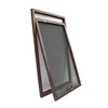 Safety stainless steel security screen window with aluminium mosquito net