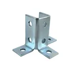 Steel Connection Base Plate Standard Steel Frame And Connection Fitting For Channel