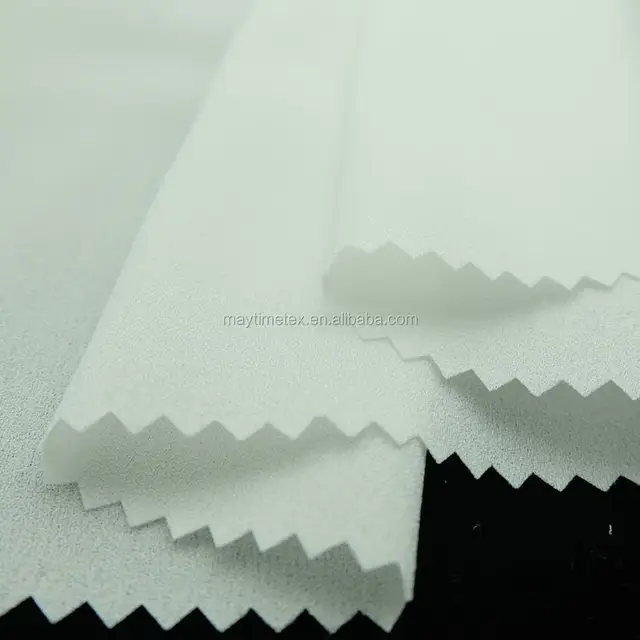 elastic moss crepe fabric