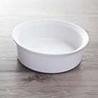 Matte White Glaze Stone Salad Soup Service 4 6 9 11 Inch Bowl Modern