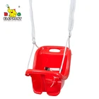 High Back Plastic Toddler Baby Swing Chair with Hanging Rope