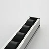 Good stability industrial gravity flow roller track conveyor with black wheels