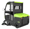 Easy operation industry floor auto floor sweeper with cleaning equipment
