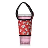 Coffee cup sleeve with handle custom neoprene hot cool milk tea cup carrying tote holder