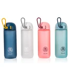500ml Simple frosted plastic cup outdoor sports cup portable shatterproof student water bottle