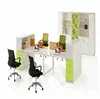 Factory sale office furniture 4 seat office workstation cubicle