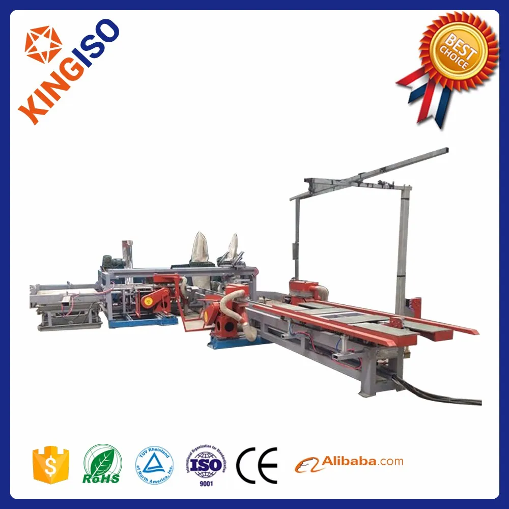 PLC Control Woodworking Automatic edge trimming machine KIMJ-4X8