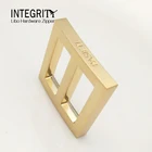 Make metal fittings square ring buckle for leather bags