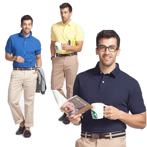 Wholesale bulk mens polo shirts apparel 100% cotton(YCP-C0511)