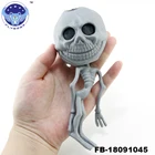 New Hot Eco-friendly TPR skulls squeeze ball Bubble Beads whale halloween toys vent tricky