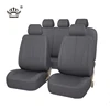 Dubai Customized Full Set Luxury Trendy Elegance Red And Black top layer universal Automobiles interior leather car seat covers