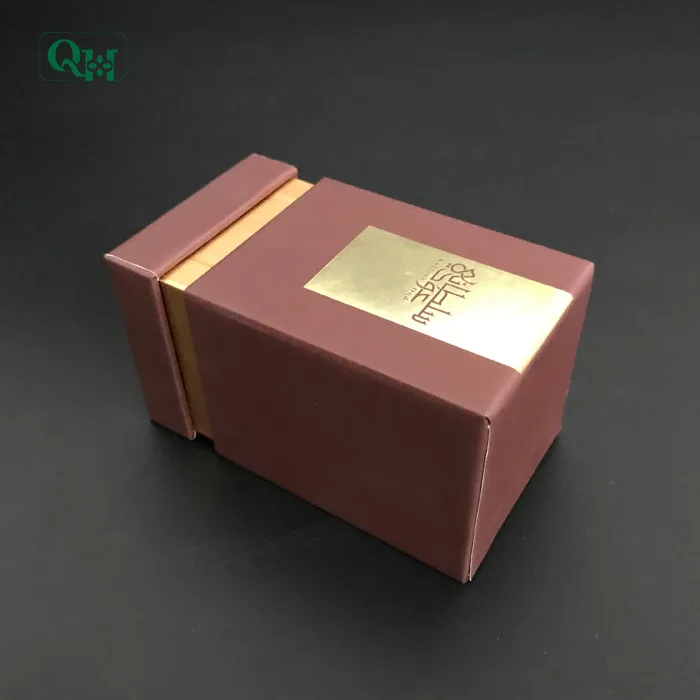 luxury small gift cardboard box package for perfume bottle