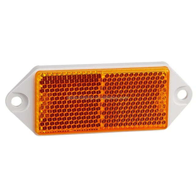 rectangle trailer truck amber safety road reflex reflector with