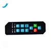 Factory hot sales crystal membrane keypad switch transparent for window