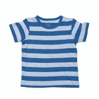Yarn dyed cheap wholesale striped boy kids cotton t-shirt