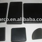 Black Plastic End Black T Slot ABS Black Plastic End Covers 8080 For Covering Aluminum Profile