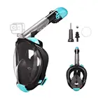 Hot Sell 2019 New 180 Degree View Swimming Mask Full Face Snorkel Mask Set