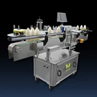 Full-auto square and round bottle sticker label machine used in cosmetic food and pharmacy industrial