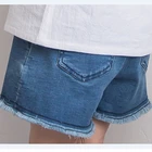 Bebezoo high quality child baby shorts summer washed jeans soft eco-friendly boys/girls pants pure cotton