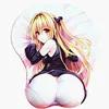 Tigerwings 2019 new fashion anime 3d boobs custom mouse pad with hand wrist