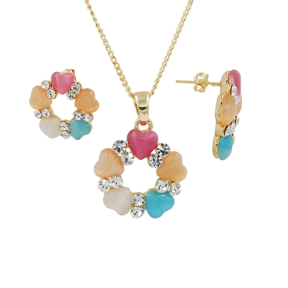 14k Gold Jewelry Wholesale Bijoux Fantaisie,China Synthetic Opal Jewelry Sets - Buy 14k Gold ...