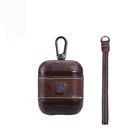 New design real leather case for airpod ,protective cover for apple airpod storage case