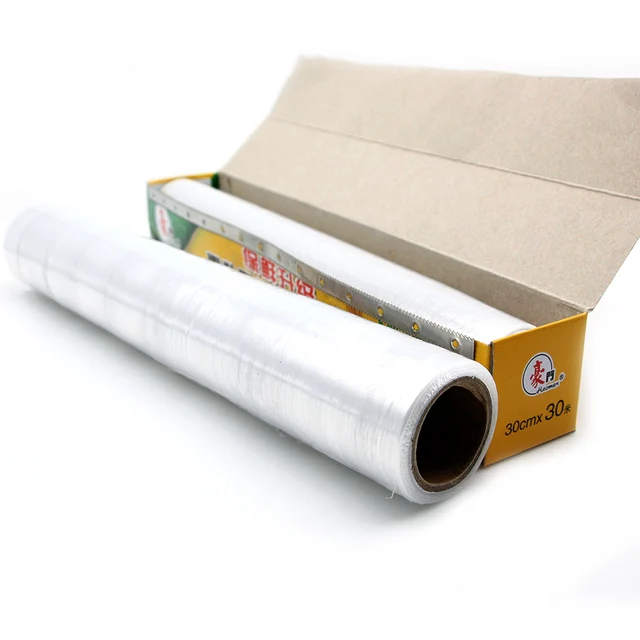 Factory Price LDPE Plastic Fresh Keeping Food Wrap Cling Wrap Stretch Film