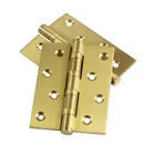 4 Inch heavy Entry butt bearing Brass door hinge