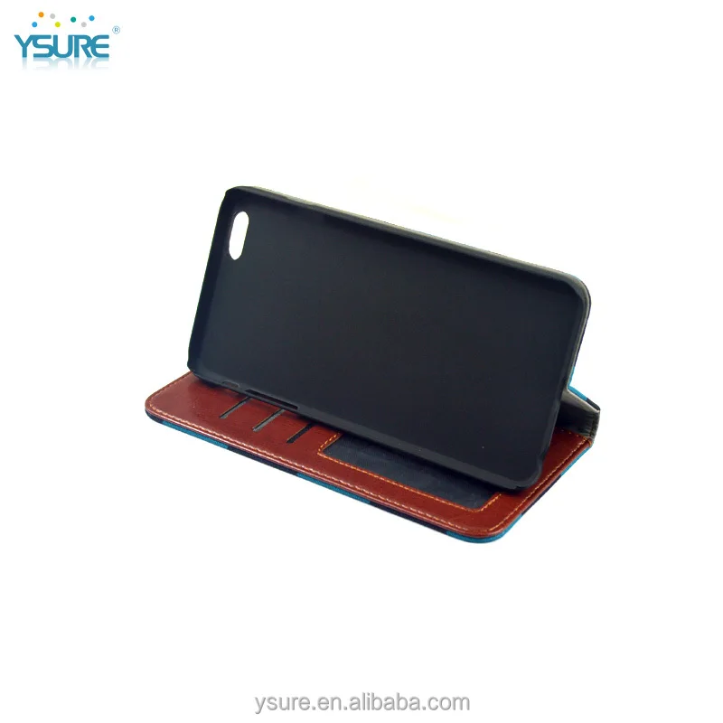Blue Chess Pattern Fabric Book Style Leather Phone Case For Lenovo P90 with PVC ID and credit card slots