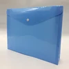 Custom Plastic Envelopes File Bags A4 Size Document Organizers with Snap Button Paper folders Office Supply Rainbow Colors