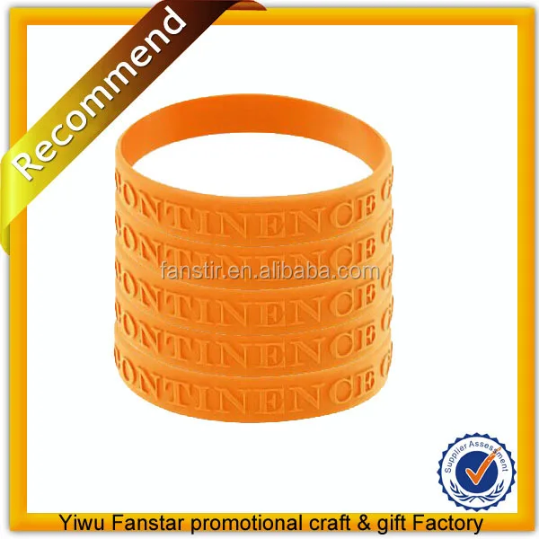 size design cheap bracelet promotional items ,custom silicone
