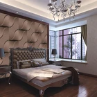 3d leather wall panel for TV wall decoration wall panel