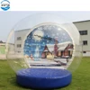 Advertising giant inflatable igloo Christmas snow globe ball suit for market