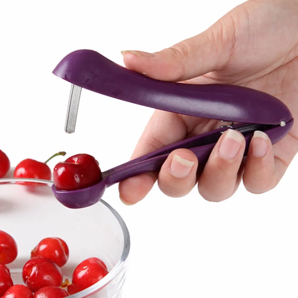 Novelty Super Cherry Pitter Nuclear Device Cherries Seed Implement Cherry Corer Fruit Vegetable Kitchen Tools KC1377